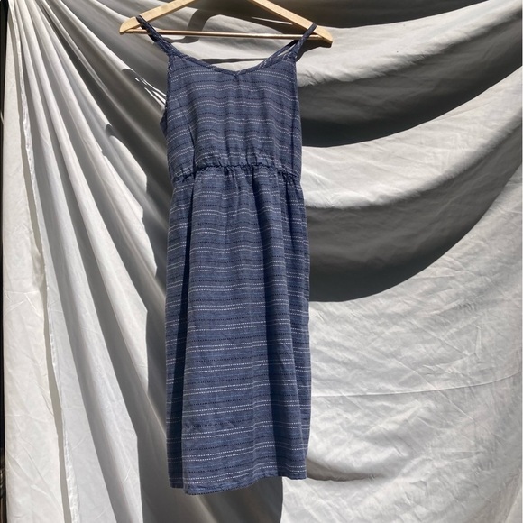 Old Navy Girls Blue Sundress with Light Stripes, Size XXL (16) - Picture 1 of 9